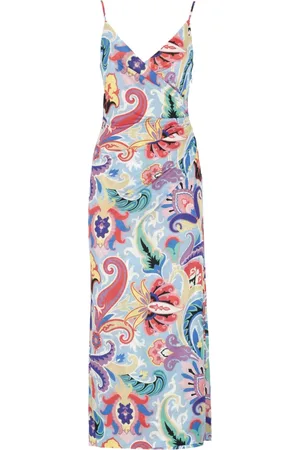 Etro Paisley V-Neck Dress