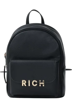 John Richmond Backpacks, female, , ONE SIZE, Backpack with Golden Metal Logo
