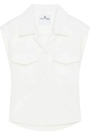 Courrèges Vests, female, , S, Utility Polycotton Shirt Heritage