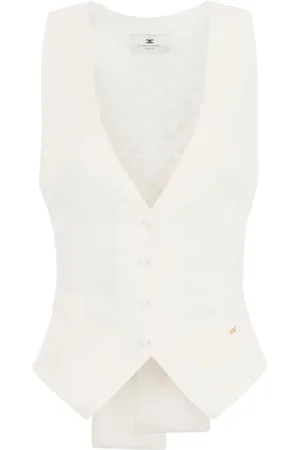 Elisabetta Franchi Vests, female, , S, Bow Detail Back Vest