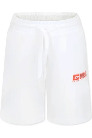 Diesel Shorts, unisex, , 16 Y, Sporty Cotton Shorts with Drawstring