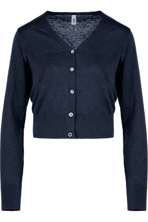 Bomboogie Cardigans, female, , S, Linen and cotton cardigan
