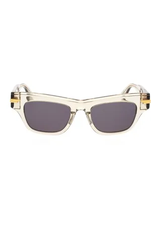 Bottega Veneta Sunglasses, female, , 51 MM, Cat-eye sunglasses with metal stripes