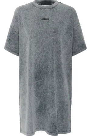 Gestuz T-Shirts, female, , XL, Dark Grey Washed Short Dress