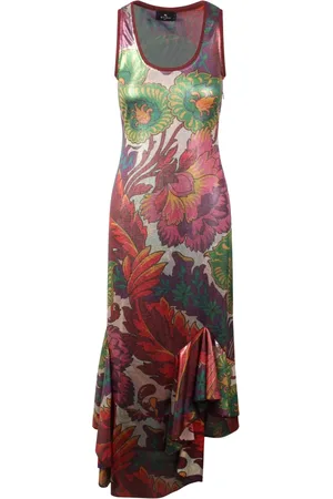 Etro Floral Print Jersey Dress