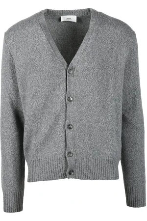 Ami Cashmere Knitwear, male, , XL, Cashmere Cardigan - Model: Cardigan