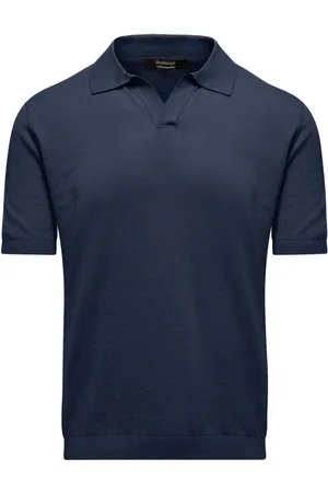 Bomboogie V-neck Knitwear, male, , M, Linen and cotton Jumper with collar