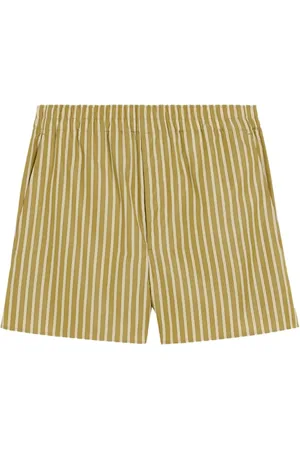 Ami Short Shorts, female, , XS, Striped Beige Orange Shorts