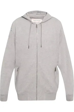 Alexander McQueen Zip-throughs, female, , XL, Hooded Zip-Up Sweatshirt