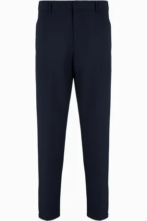 Emporio Armani Suit Trousers, male, , L, Elastic Waist Trousers