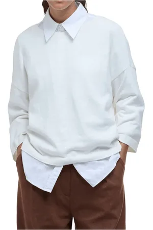 Barbour Round-neck Knitwear, female, , L, Sweatshirt Cloud Ss25