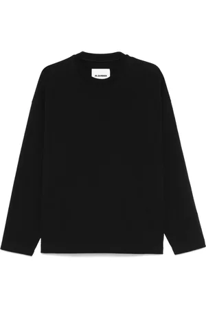 Jil Sander Long Sleeve Tops, male, , M, Casual Cotton Tee for Men