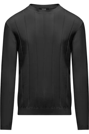 Bomboogie Round-neck Knitwear, male, , M, Cotton Jumper with Wide Ribs