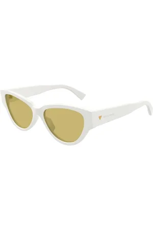 Bottega Veneta Sunglasses, unisex, , 56 MM, Yellow Sunglasses Bv1319S