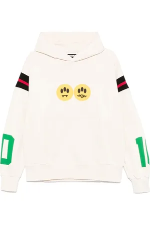 BARROW Hoodies, male, , L, White Hoodie for a stylish look