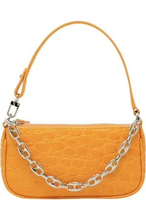 By Far Croco Leather Handbag