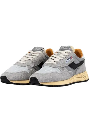 Autry Reflective Nylon Trainers with Suede Inserts