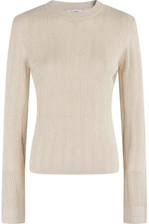 Filippa K Long Sleeve Tops, female, , XS, Lace Knit Top Ribbed Style