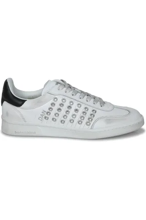 Dsquared2 Studded Leather Trainers