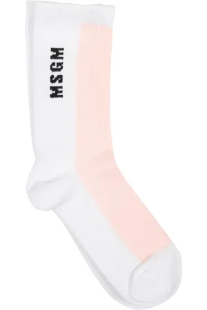 Msgm Socks & Tights, unisex, , 10 Y, Terry Socks with Contrasting Band