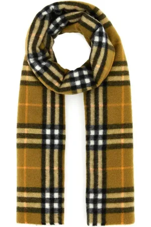 Burberry Winter Scarves, female, , ONE SIZE, Cashmere Scarf with Check Motif