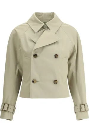 Burberry Trench Coats, female, , S, Short Trench Coat with Wide Lapels