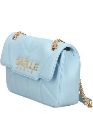 GAËLLE Matelasse Shoulder Bag with Metal Logo