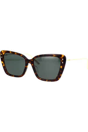 Dior Sunglasses, female, , 56 MM, Butterfly Style Sunglasses Green Lenses