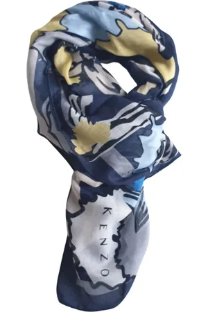 Kenzo Scarves, female, , ONE SIZE, Multicolored Pashmina Stole Modal Blend