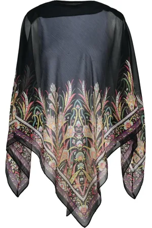 Etro Voile Shoulder Cover Poncho