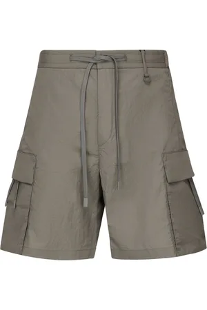 HERNO Grey Short Trousers Lamier