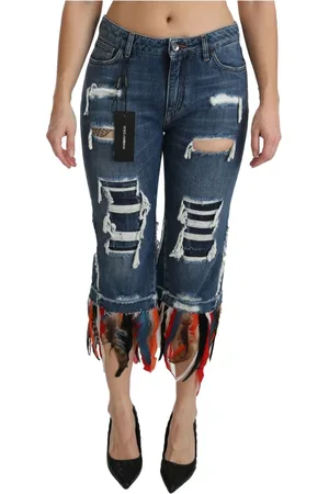Dolce & Gabbana Chic Cropped Jeans with Low Waist