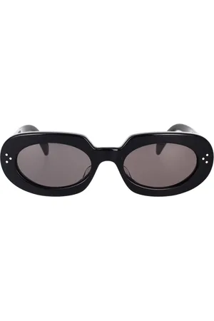 Céline Geometric Irregular Sunglasses with Frame