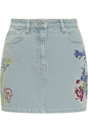 Kenzo Denim Skirts, female, , W26, Mini Skirt