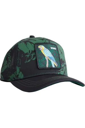 Goorin Bros. Jungle Trucker Cap with Palm Flowers