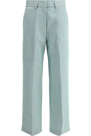 FORTE FORTE Straight Trousers, female, , S, Linen Cargo Trousers