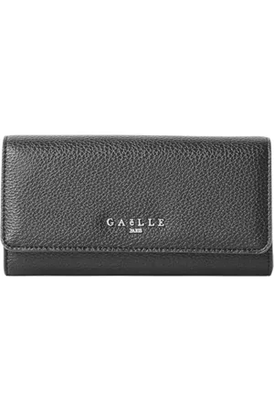 GAËLLE Gray Logo Eco Leather Wallet
