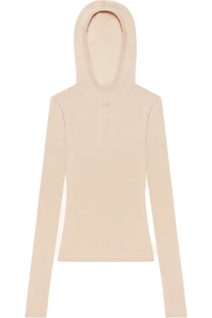 Courrèges Hoodies, female, , S, Knit 2nd Skin Hoodie