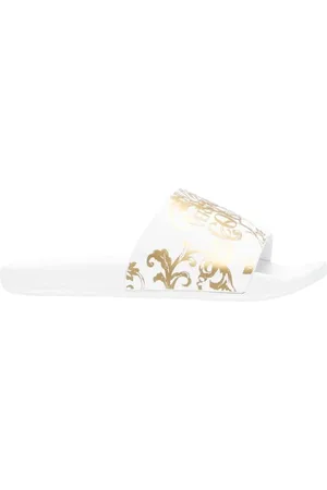 VERSACE Sliders, female, , 2 UK, Fashion-forward PU Sliders