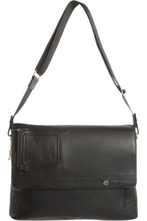 Piquadro Messenger Bags, male, , ONE SIZE, Leather Messenger Bag Laptop Men