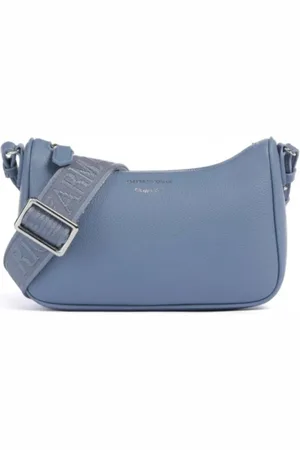 Emporio Armani Shoulder Bags, female, , ONE SIZE, Baguette with Ribbon Strap and Adjustable Logo Lettering