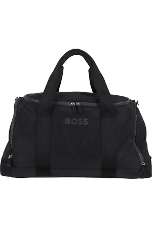 HUGO BOSS Weekend Bags, male, , ONE SIZE, Holdall with polished silver-tone hardware