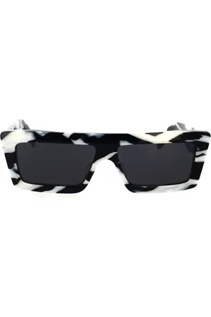 Céline Sunglasses, unisex, , 57 MM, Square Sunglasses Black White Zebra