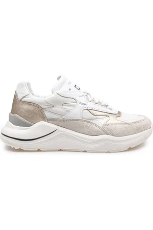 D.A.T.E. /Platinum Running Trainers Nylon Suede