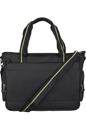La Martina Business Shoulder Bag with Full Zip