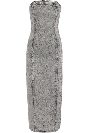 Gestuz Maxi Dresses, female, , XS, Vintage Grey Wash Denim Dress