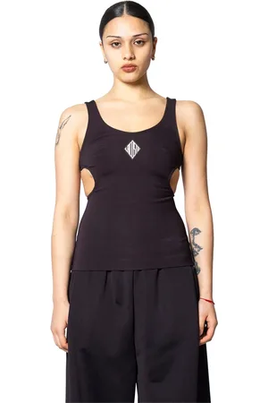 Lacoste Sleeveless Tops, female, , L, Dark Brown Lorena Top Stylish Comfort