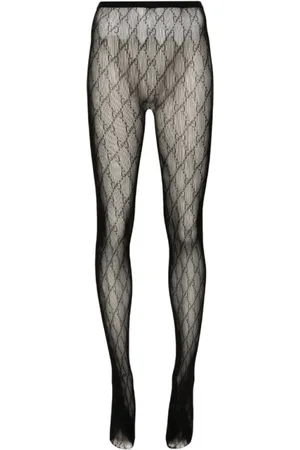 Gucci Tights, female, , M, Mesh G-logo tights, , super-skinny