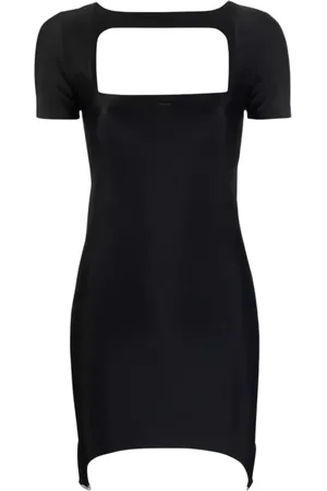 Courrèges Mini Dress with Square Neckline