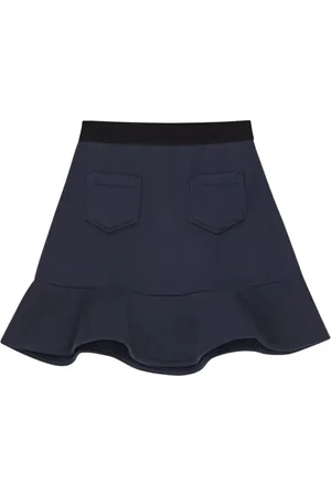 Ganni Navy Mini Skirt with Pockets